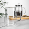 Double-Layer Glass Hand-Brewed Mocha French Filter Pressure Coffee Pot