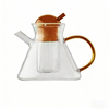 High Borosilicate Glass Teapot and Tea Cup Set With Filter Infuser
