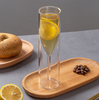 Eco-friendly Creative Hand-blown Double Wall Champagne Glass Cups