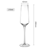 Lead Free Crystal Glass Handmade Elegant Flute Stemmed Champagne Glasses
