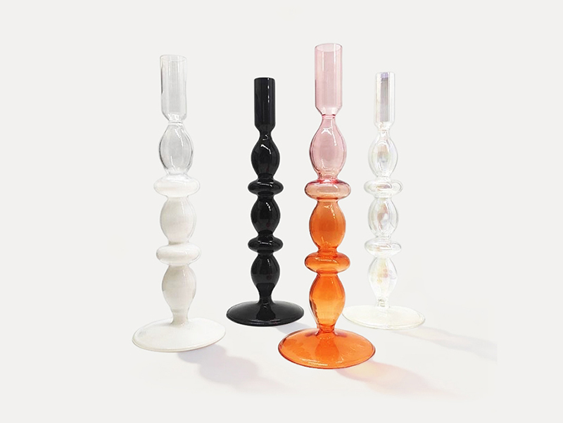 Glass Candle Holder