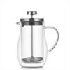 Double Wall High Borosilicate Glass French Press Coffee Pot