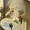 3D Christmas Tree Shaped Goblet-Drinking Glass Cup For Wine