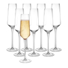 Lead Free Crystal Glass Handmade Elegant Flute Stemmed Champagne Glasses