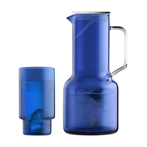 Creative Colored Glass Cold Water Jug and Cups Set
