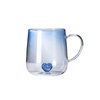 3D Love Heart Inlaid Single Wall Glass Mug Clear Glass Cup For Coffee, Tea And Milk & Heat-Resistant Glass Mug With Embedded 3D Heart Design