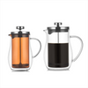Double Wall High Borosilicate Glass French Press Coffee Pot