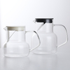 Hand Blown Heat Resistant Glass Water Pitcher with Lid 