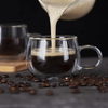 165ml Handmade Double Wall Espresso Coffee Glass Mug