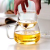 Heat Resistant Glass Tea Cup with Infuser and Handle for Tea 