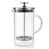 New Design Vertical Striped High Borosilicate Glass French Press