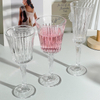 Red Wine Goblets Stemmed Shot Glass Striped Crystal Champagne Flute Set