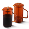 Colored Glass French Press Coffee Maker with Stainless Steel 304 Filter