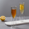 Eco-friendly Creative Hand-blown Double Wall Champagne Glass Cups