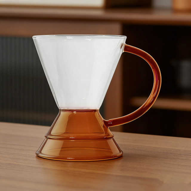 High Borosilicate Glass Teapot and Tea Cup Set With Filter Infuser