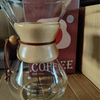 Pour Drip Over Glass Coffee Maker With Wooden Collar