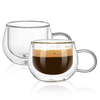165ml Handmade Double Wall Espresso Coffee Glass Mug