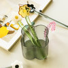 Flower Shape Colored Glass Stirring Spoon for Coffee