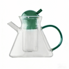 High Borosilicate Glass Teapot and Tea Cup Set With Filter Infuser