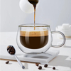 165ml Handmade Double Wall Espresso Coffee Glass Mug