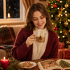 Factory Direct 3d Christmas Tree Glass Cup with Handle