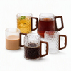 Wooden Handle Handmade Large Capacity Coffee Water Cup for Home