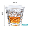 Shot Glasses Embossed Whiskey Drinking Cups for Bar