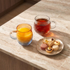 Cross-Border High Borosilicate Heat-Resistant 390ml Handblown Coffee Mug