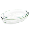 Oven Microwave Safe Borosilicate Glass Large Baking Dish Set Pans