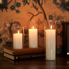 Customized Sizes Hand Blown Borosilicate Glass Candle Holder for Candlesticks