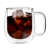 Hot Selling Unique Design Double Wall Glass Mug for Coffee