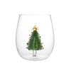 High-Borosilicate Glass 3D Christmas Tree Wishing Mug For Coffee