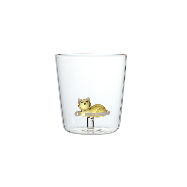 Lead Free 3D Animal Cartoon High Borosilicate Glass Cups