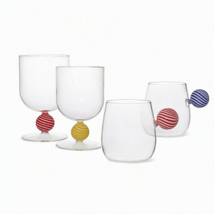 High Borosilicate Heat-resistant Glass Coffee Cup Macaron Candy Handle