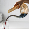 U-shaped Hand-blown Red Wine Lead-free Crystal Glass Wine Decanter
