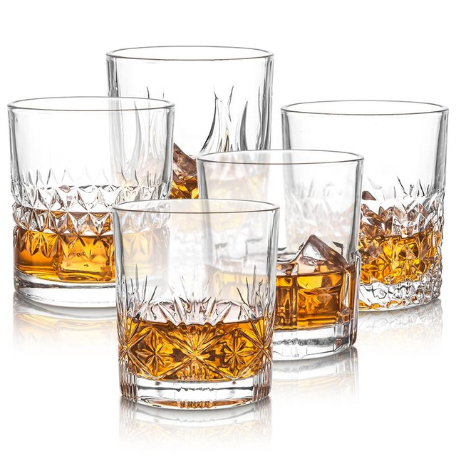10oz Personalized Bar Spirit Cup Embossed Whiskey Glasses