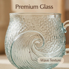 Cross-Border High Borosilicate Heat-Resistant 390ml Handblown Coffee Mug