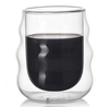 Double Layer Cloud Shaped High Borosilicate Glass Cup for Drinks