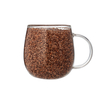 Customized Double Wall Glass Cups with Crystals Fillings Sparkling Diamond