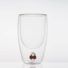 High Borosilicate Customizable 3D Pattern Double Wall Glass Cup