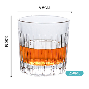 Shot Glasses Embossed Whiskey Drinking Cups for Bar