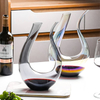 U-shaped Hand-blown Red Wine Lead-free Crystal Glass Wine Decanter