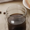 Double Layer Cloud Shaped High Borosilicate Glass Cup for Drinks