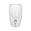 Customized High Borosilicate Glass Double-layer Water Cups for Home Use