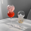 Gourd Shape Bubble Glass Cup Flute for cocktail