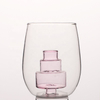 Promotional Glassware Gift Clear 3D Pumpkin Tasting Stemless Wine Glasses