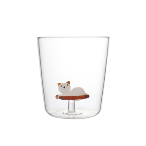 Lead Free 3D Animal Cartoon High Borosilicate Glass Cups