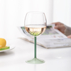 Elegant Handmade High Borosilicate Glass Goblet with Three-dimensional Lemon
