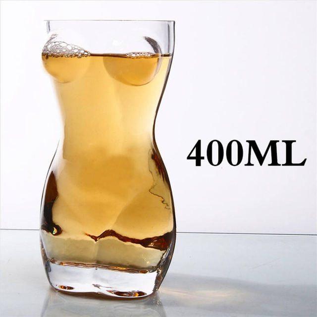 Sexy Female And Male Human Body-Shaped Whiskey Glasses
