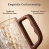 Wooden Handle Handmade Large Capacity Coffee Water Cup for Home